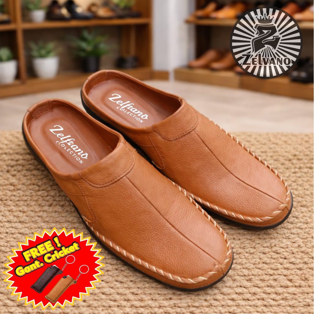 zelfano, sandal sepatu bustong sepatu bustong pria sepatu bustong kulit asli sepatu kulit asli berkw