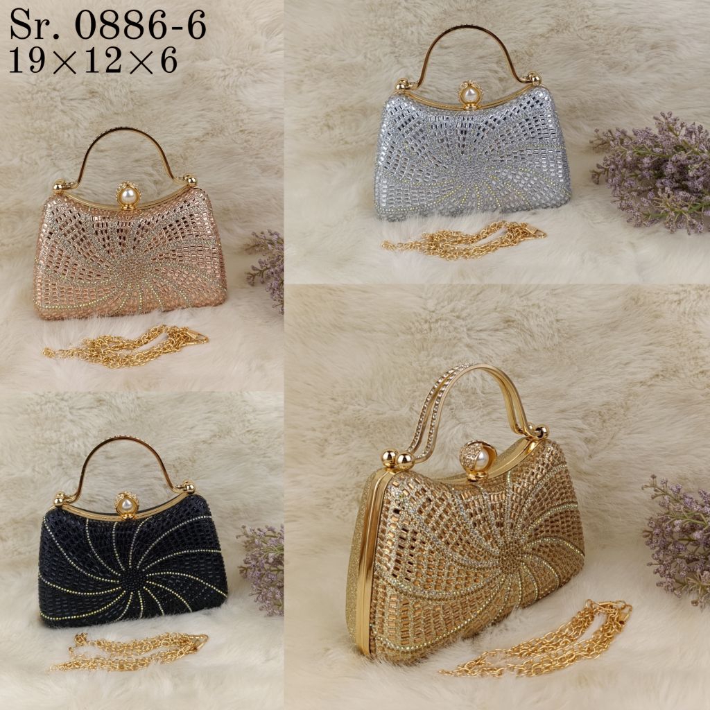 TAS ELGAN CLUTCH TAS PESTA TAS PENGANTIN #0886-6