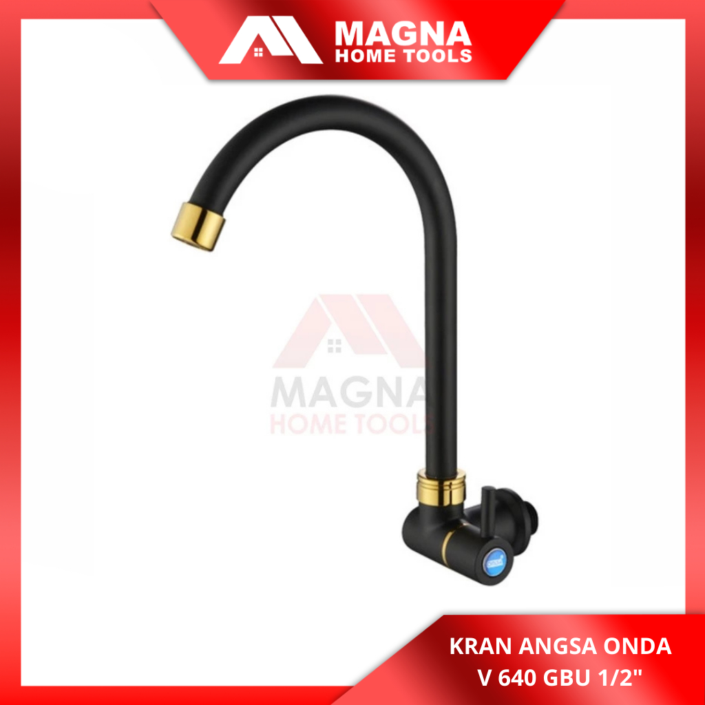 KRAN ANGSA 1/2 INCH ONDA CUCI PIRING HITAM V 640 GBU