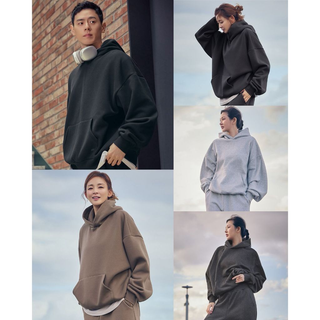 Sweater Hoodie Unisex Oversized Inner Fleece Lembut & Stylish | Unisex Ultra-Fleece Overfit Hoodie -