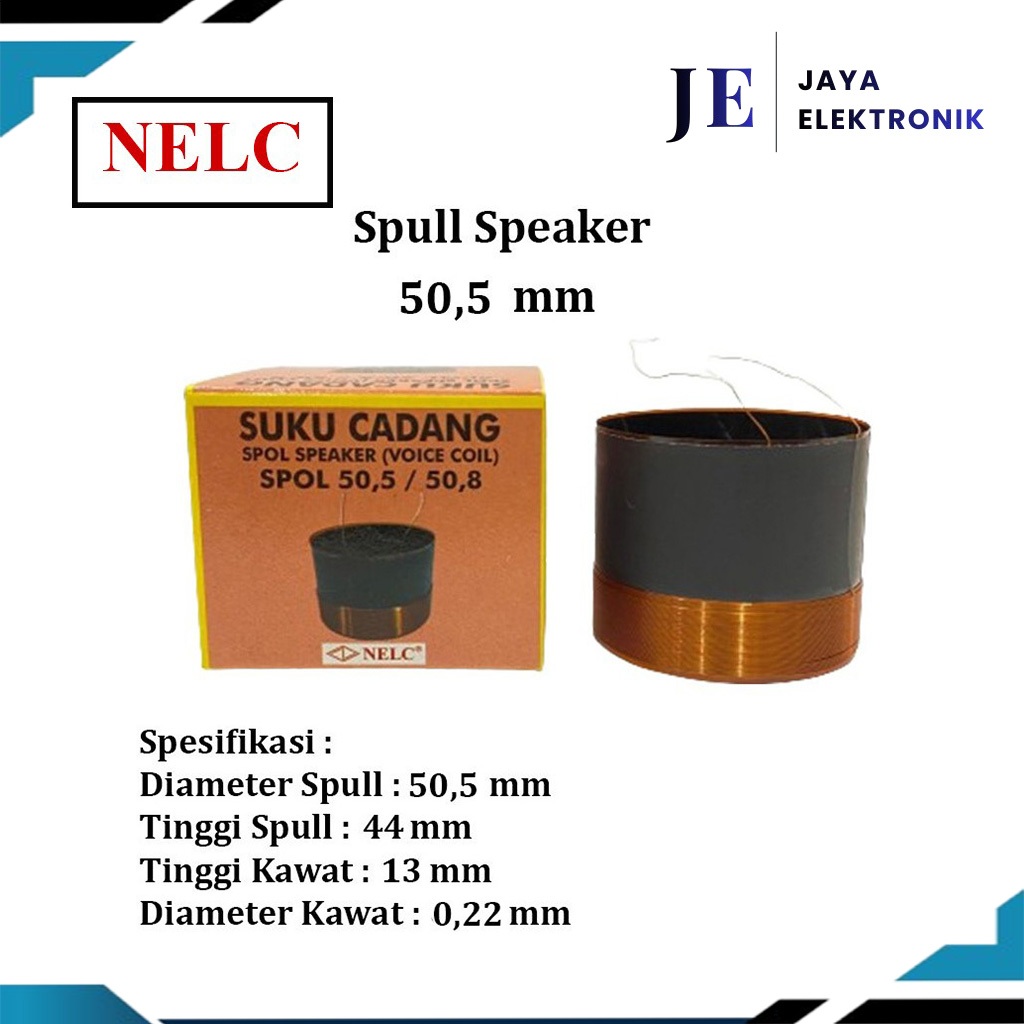 Spull Speaker 50,5 mm NELC Spul Spol Spool Speaker Voice Coil NELC 50,5