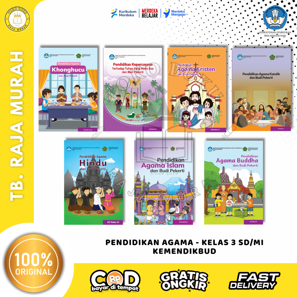 Buku Siswa AGAMA KELAS 3 SD/MI Kurikulum Merdeka - Kemendikbud