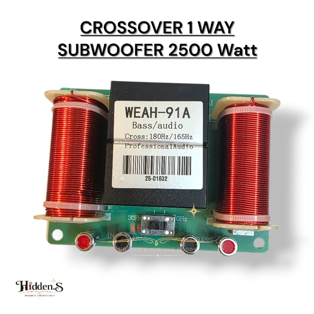 PROMO Crossover 1 way Speaker SubWoofer  2500 watt Cocok Speaker 18 inch