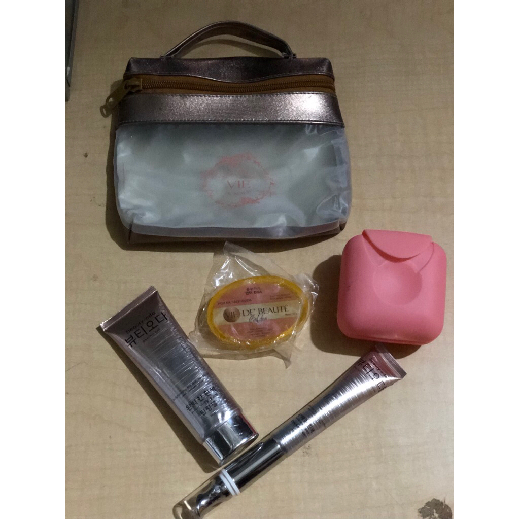 Bundling Peeling Gel Beauty oda/Serum Beauty oda/Sabun Emas DNA Salmon /pouch