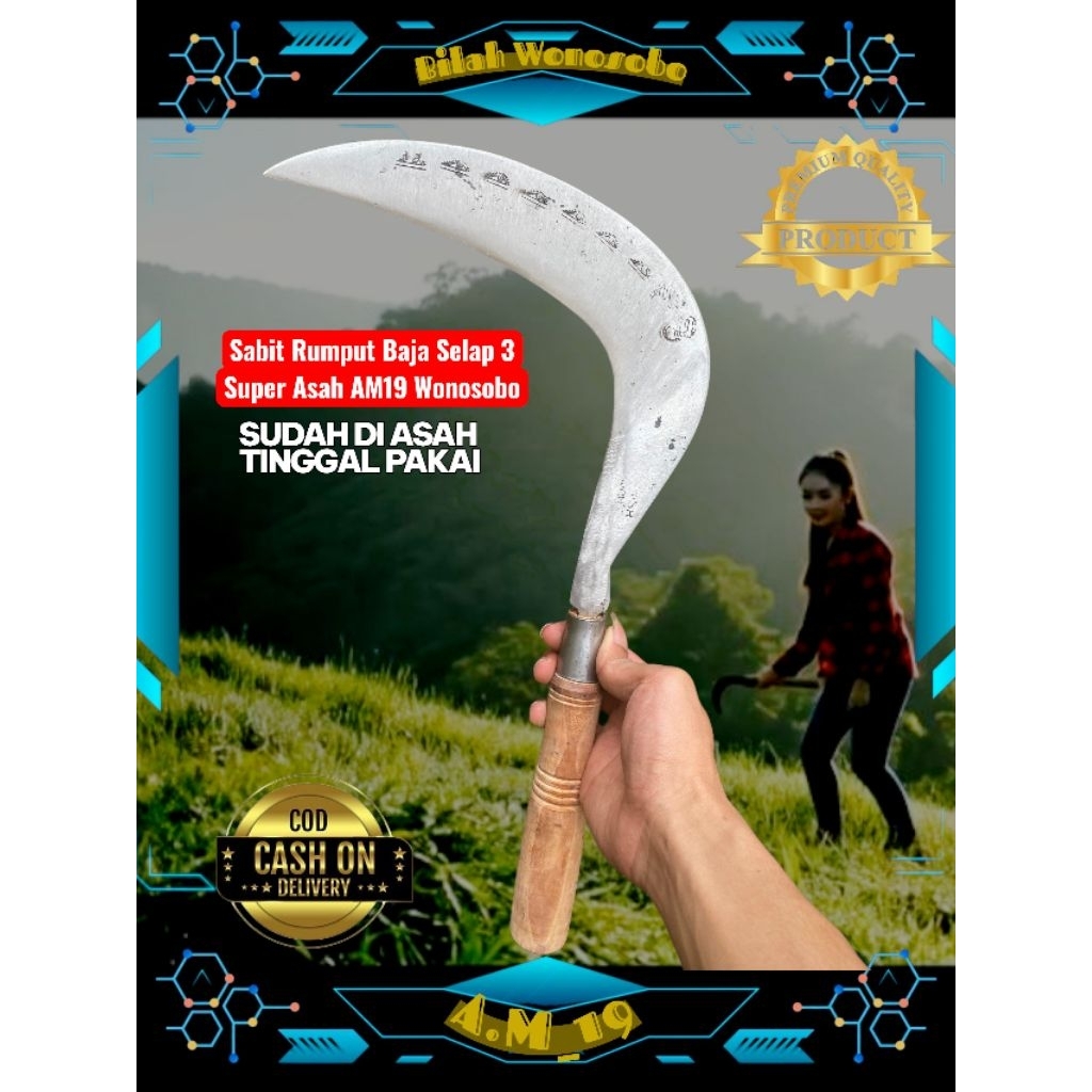 Sabit Arit Lawung Jumbo Baja Isen Selap 3 Super Asah AM19 Wonosobo