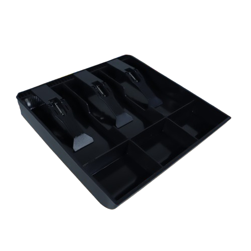 Laci Uang Kasir 3 Sekat Plastik Coin Cash Drawer Tray