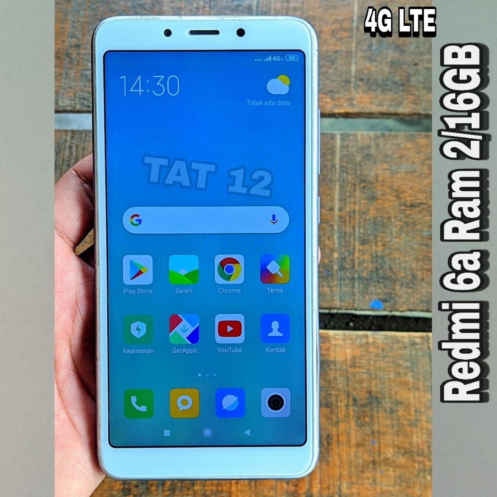 Redmi 6A Ram 2GB Internal 16GB Sinyal 4G (LTE)  Second Original Resmi Siap Pakai Normal Berkualitas 