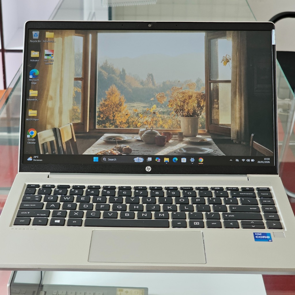 HP Probook 640 G8 intel Core i7 Gen 11 Ram 16 GB Slin Ringan Premium Bisnis Laptop