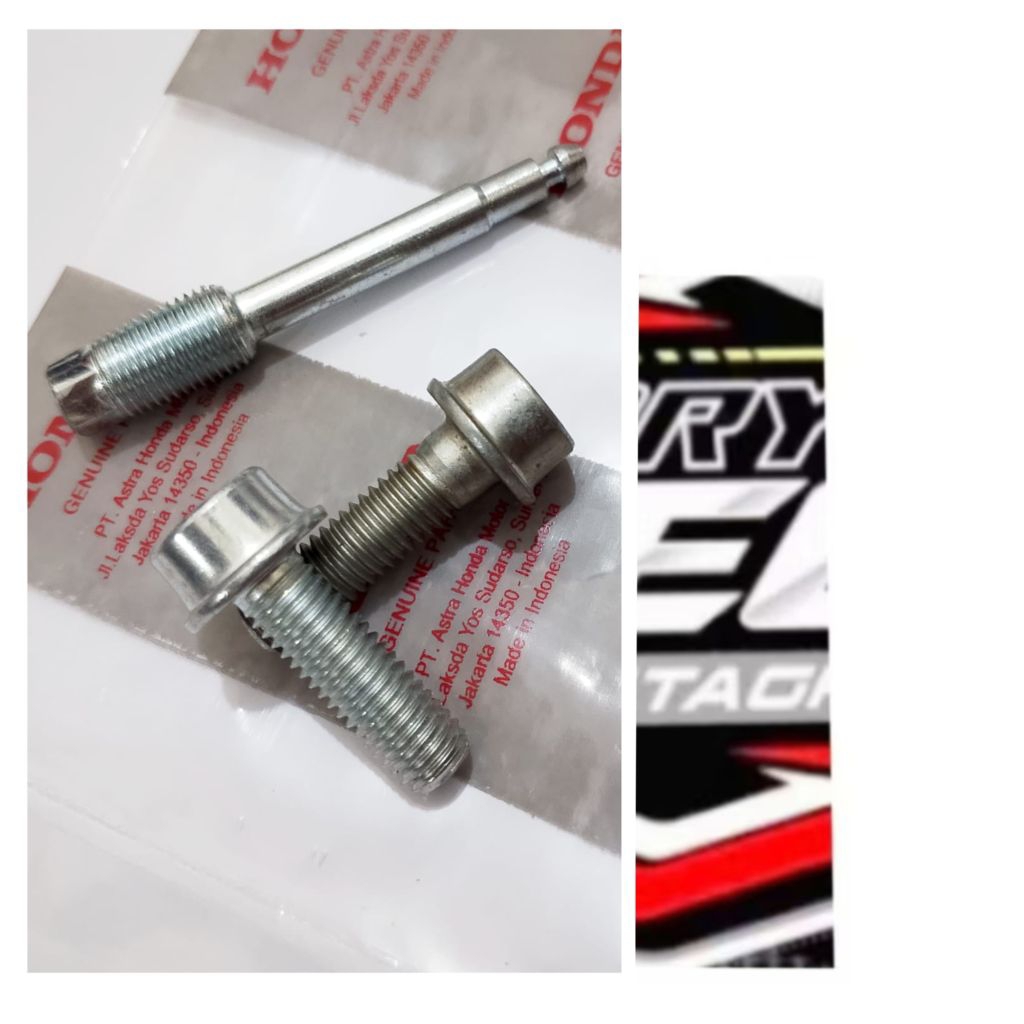 baut kaliper cakram depan beat Vario Megapro Vario 125 150 set plus baut tahanan kampas rem