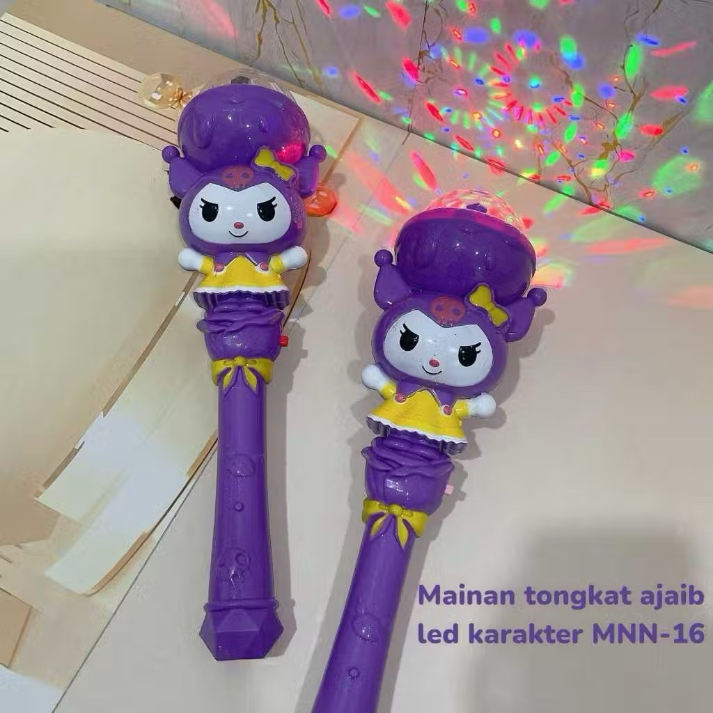 Mainan Tongkat Lampu Kuromi / Mainan Tongkat Ajaib Led Karakter MNN-16/Mainan Anak Tongkat Ajaib Lam