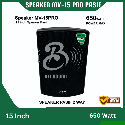 SPEAKER PASIF 2 WAY MPV 15 INCH 650 WATT 15 IN 1 UNIT, MODEL YAMAHA