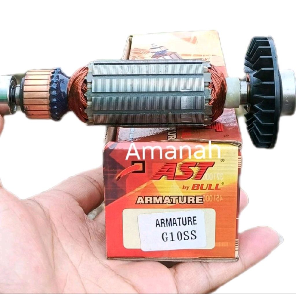 Angker armature AST G10SS for mesin gerinda hitachi 4 inch