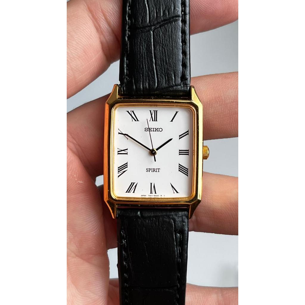 SEIKO SPIRIT TANK ROMAN INDEX 7N01-5180