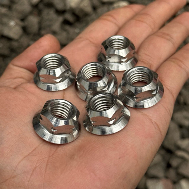 Mur flange m12 / Baut 17 Stainless ss 304 custom harga bijian