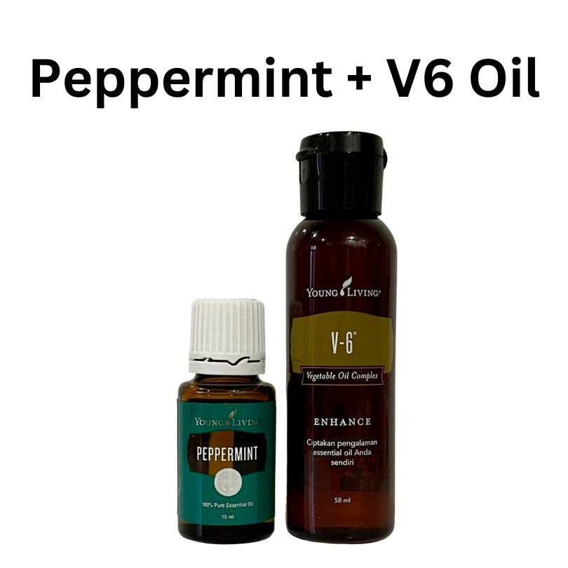 Dilute Peppermint + V6 5ml 10ml 15ml YL YLEO Essential Oil Roll On