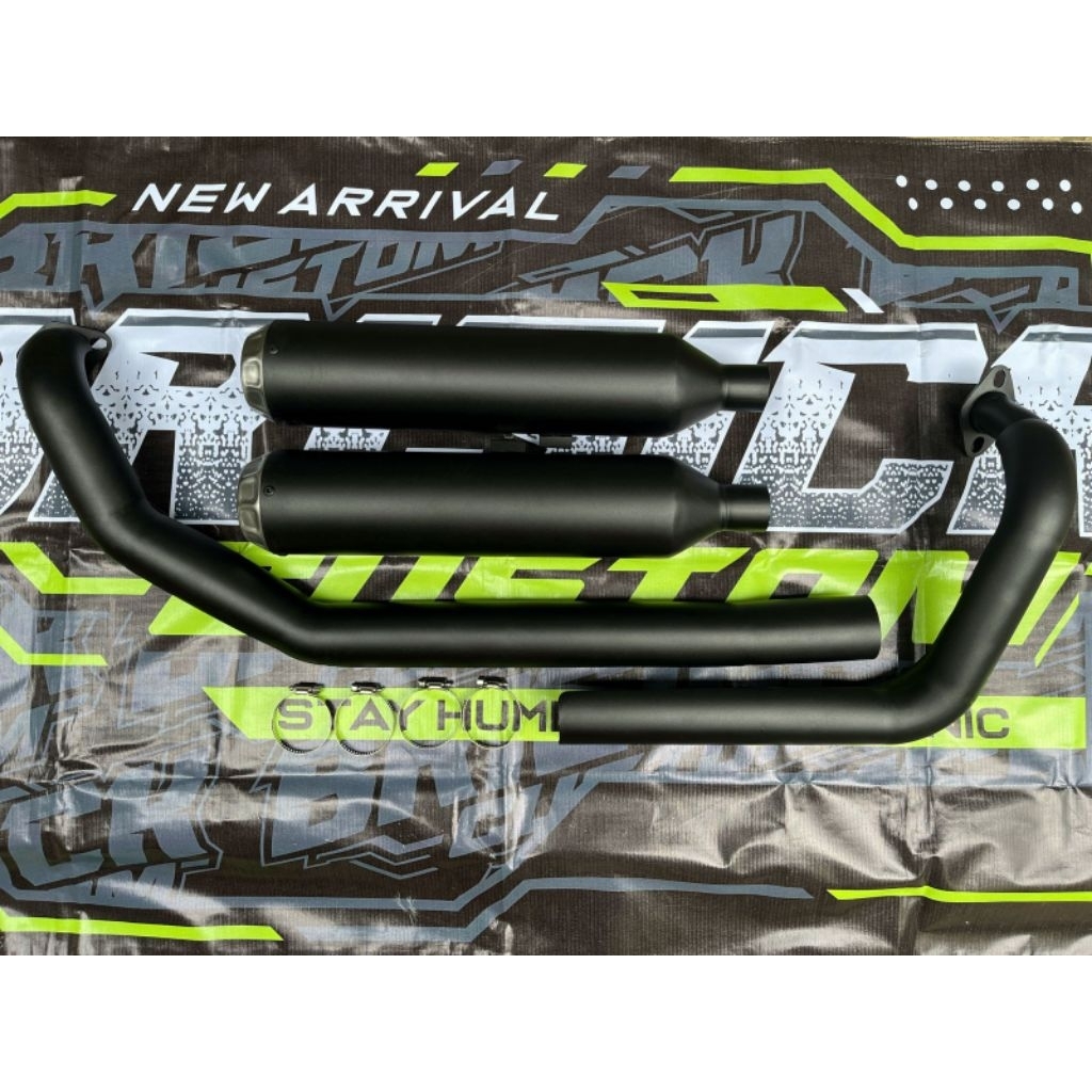 KNALPOT BENDA MORBIDELLI 252 MODEL PROX  KANAN KIRI BENDA MORBIDELLI 250 252