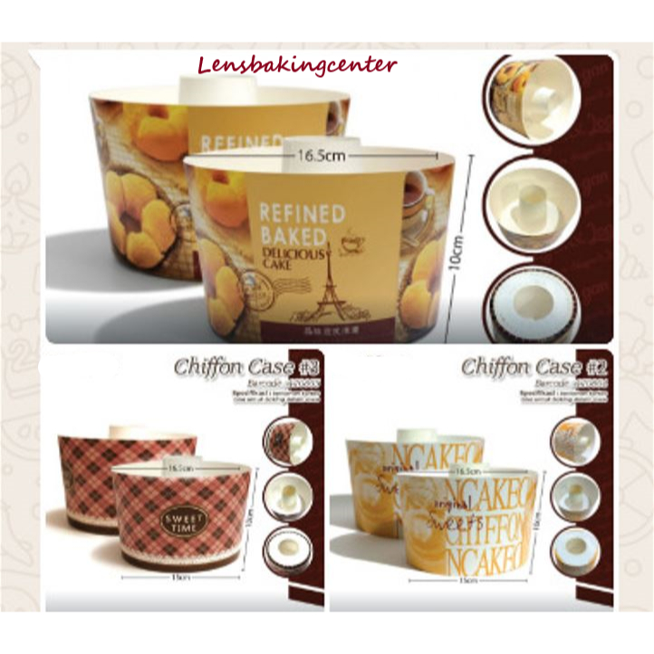 CETAKAN Loyang Baking  Cup Case Chiffon  Chifon  Sifon Kertas  Paper Premium