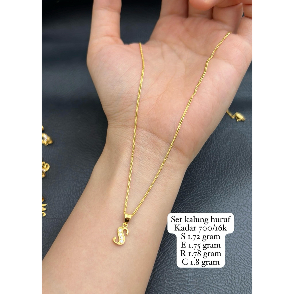 kalung nagita huruf s hadiah ultah kalung prilly kalung huruf s