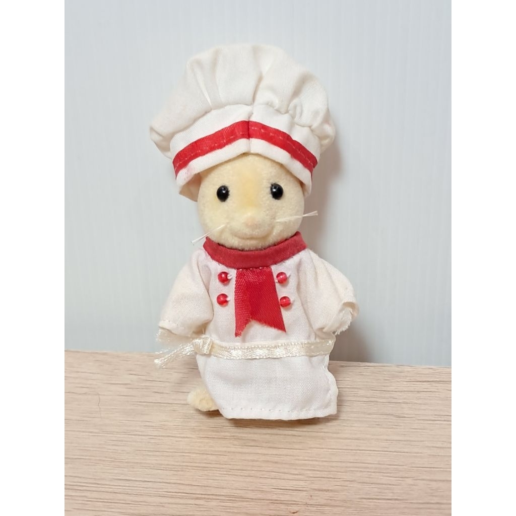 Sylvanian Families - Forest Kitchen Chef Mouse RARE