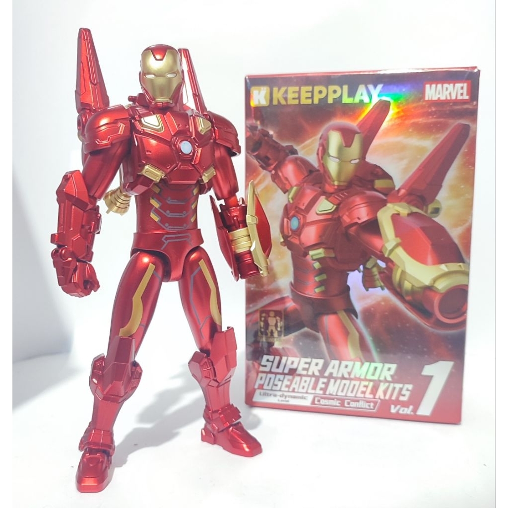 KEEPPLAY MARVEL IRON MAN SUPER ARMOR MODEL KIT - KEEPLEY vol 1