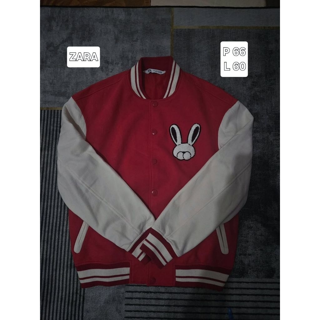 varsity outer zara man preloved