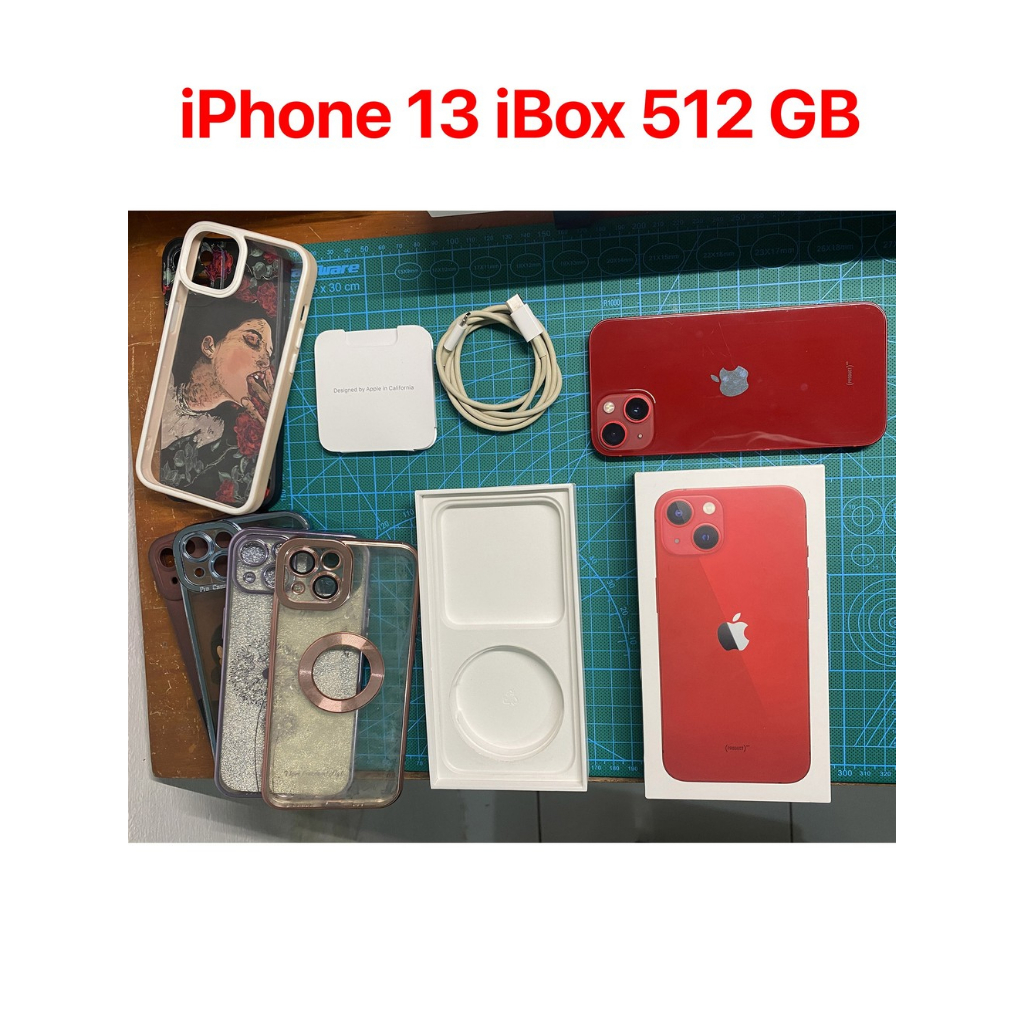 iPhone 13 iBox 512GB second bekas murah Red product