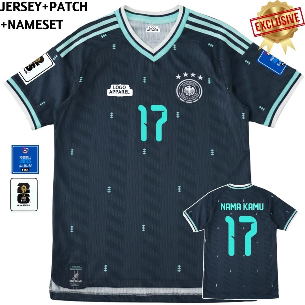 Jersey Jerman Away World Cup 2026 - Jersey Jerman Piala Dunia Grade Original