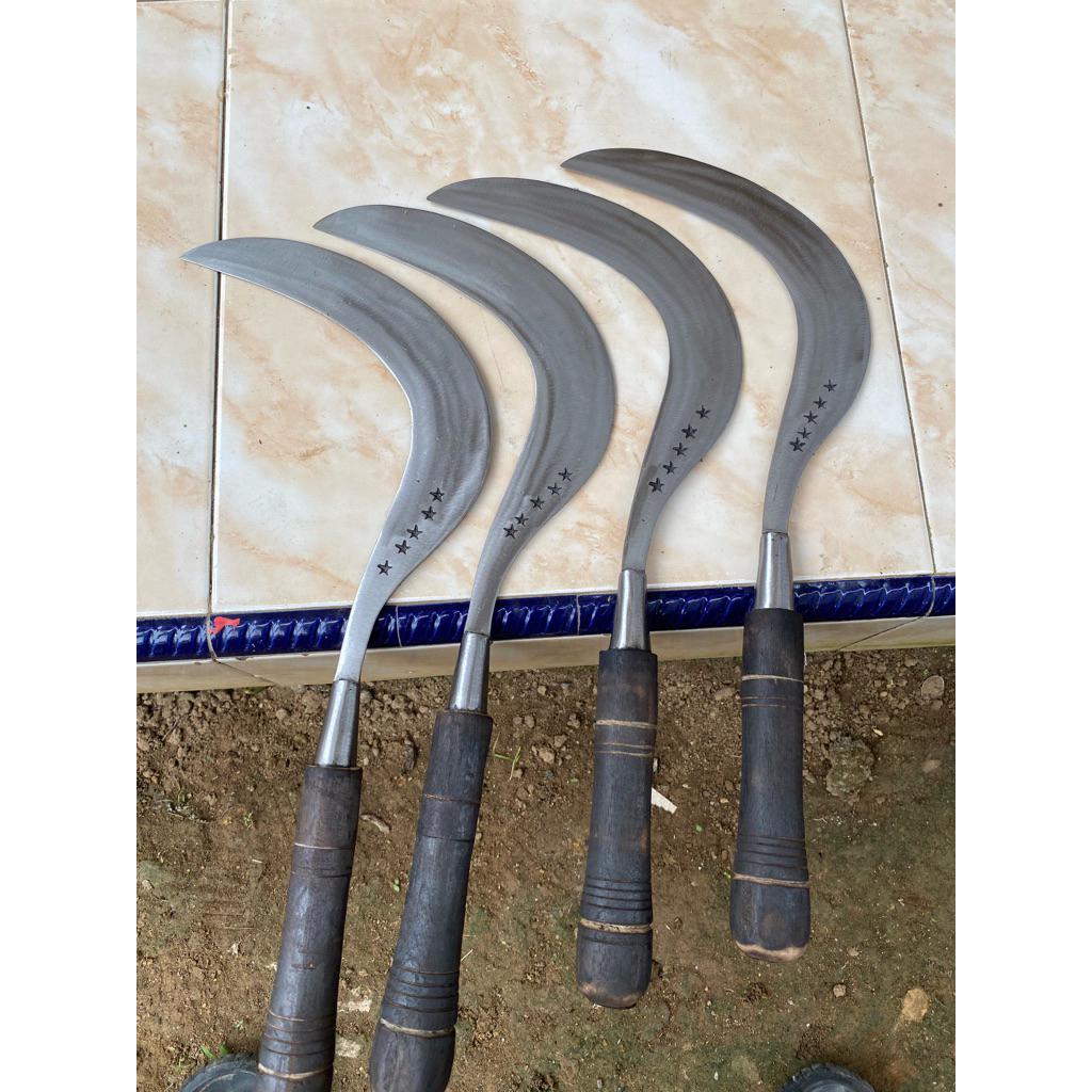 1pcs Alat Pertanian Dan Berkebun Arit Madura Ori Cap Bintang Lima