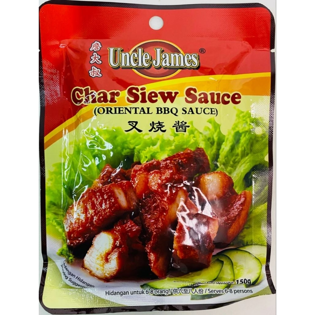 Uncle James Char Siew Sauce (Oriental BBQ Sauce) /Bumbu Char Siew 150gr