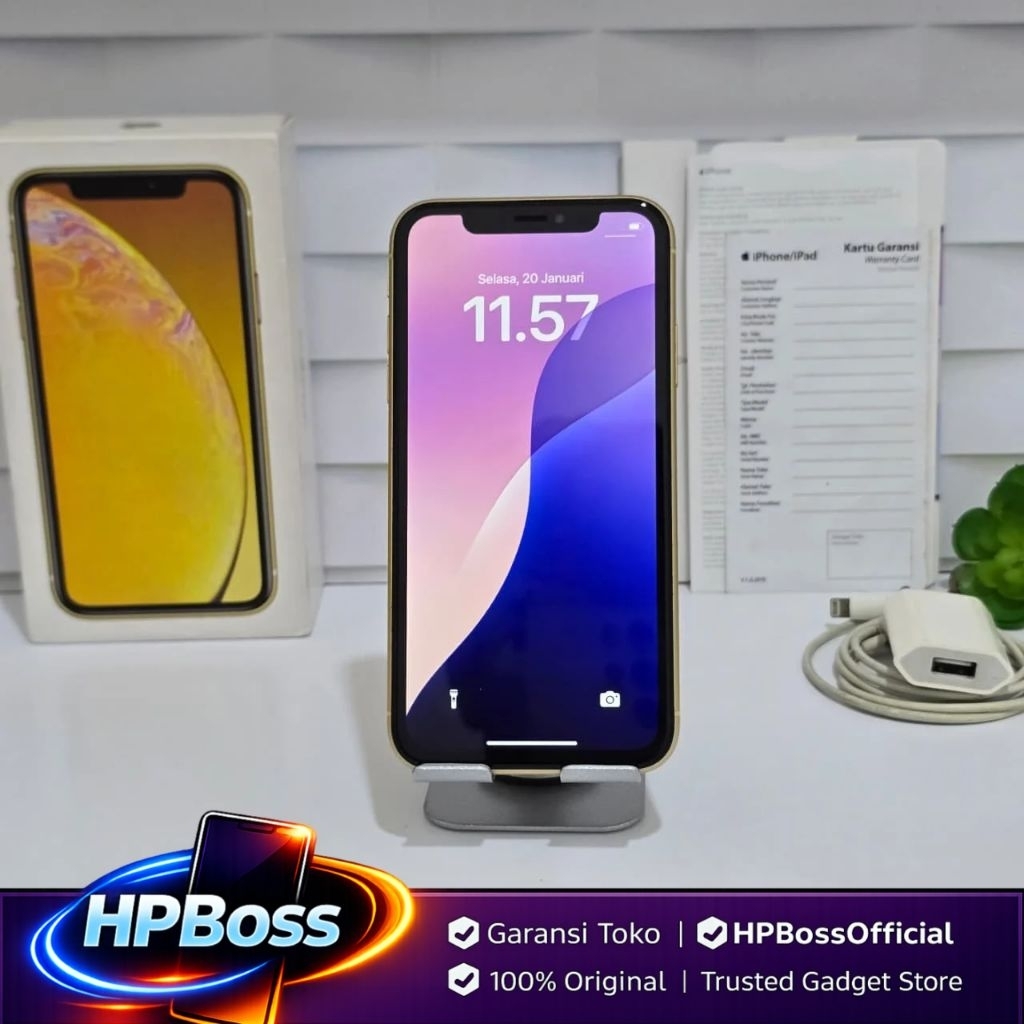 iPhone XR iBox Resmi Indonesia Warna Yellow | 64GB | Original