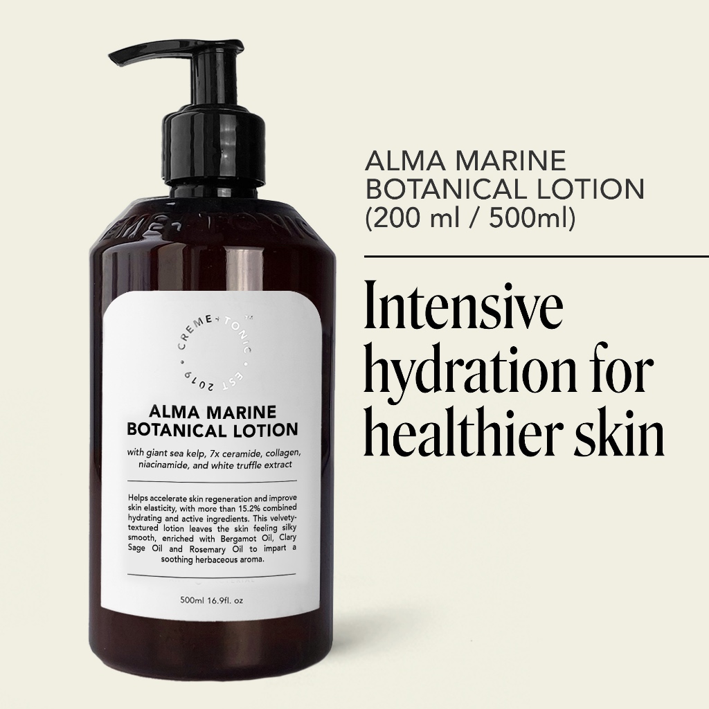 Creme and Tonic Marine Botanical Lotion ALMA (Anti Aging Body Lotion)