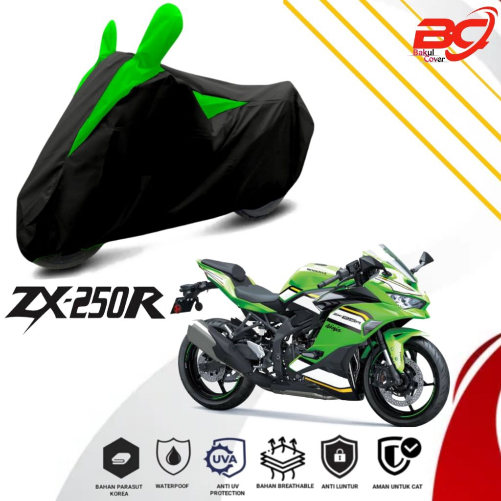 sarung motor anti air KAWASAKI NINJA 250,NINJA ZX 25R, NINJA ZX25R SE, NINJA ZX 25RR, NINJA 250ABS S