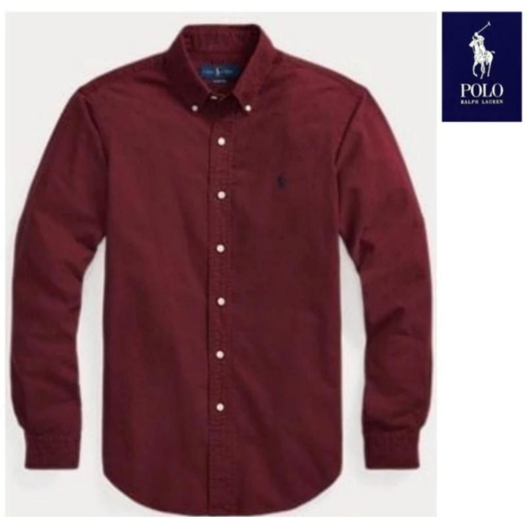 Kemeja Pria Polo Ralph Lauren Lengan Panjang Casual Premium - Kemeja Polo Ralph Lauren Slimfit