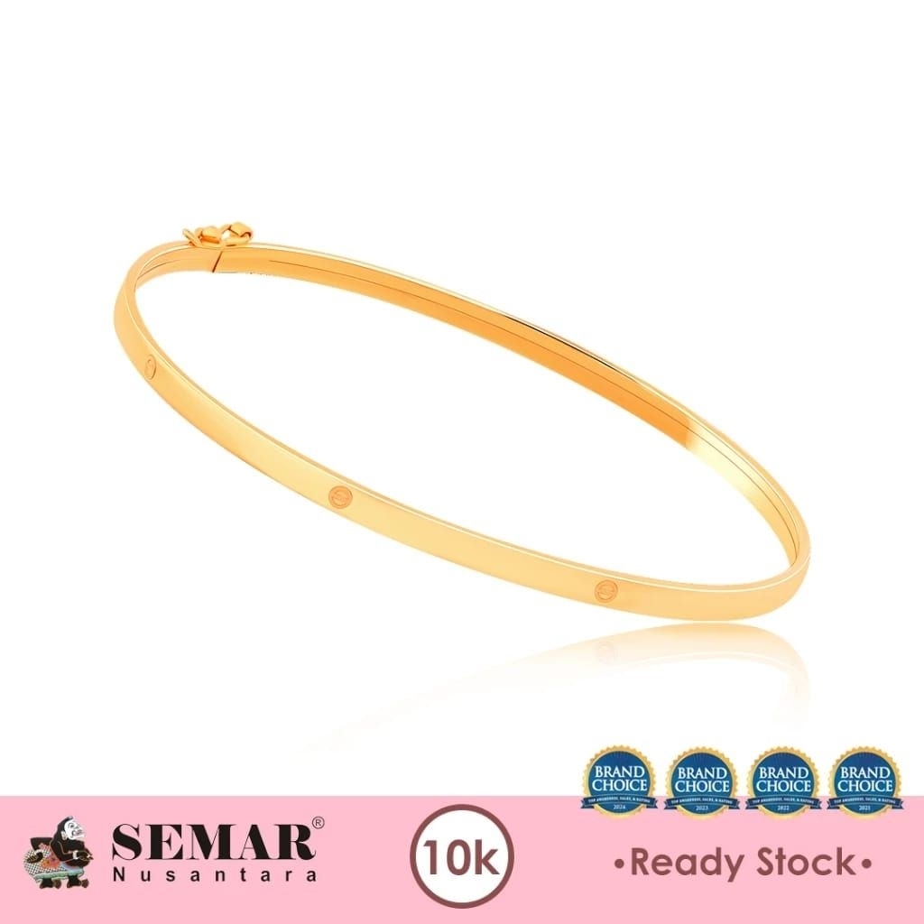 Gelang Mini Charlotte Bangle Rose Gold 17k Semar Nusantara