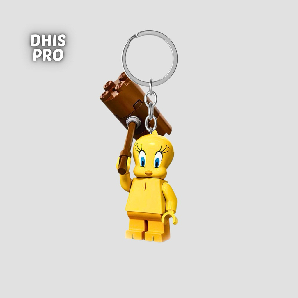 Dhis Project Gantungan Kunci Figure Tweety Looney Tunes