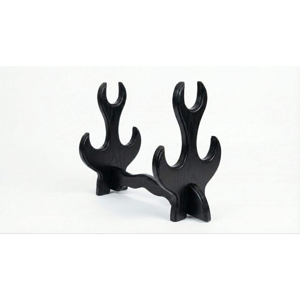 stand katana pisau double stick/nunchaku 3 tingkat