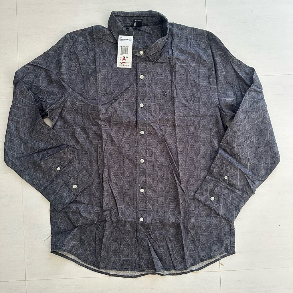 VLCM kemeja planet surf zein black NEW ORIGINAL 100%