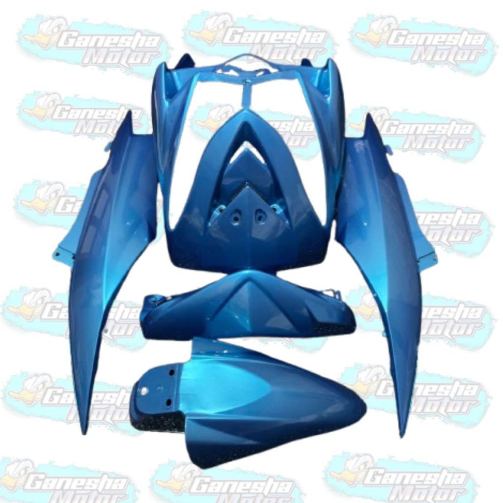 Full Set Body Halus Mio Soul Warna Biru Birnmingham / Mio Soul Lampu 1