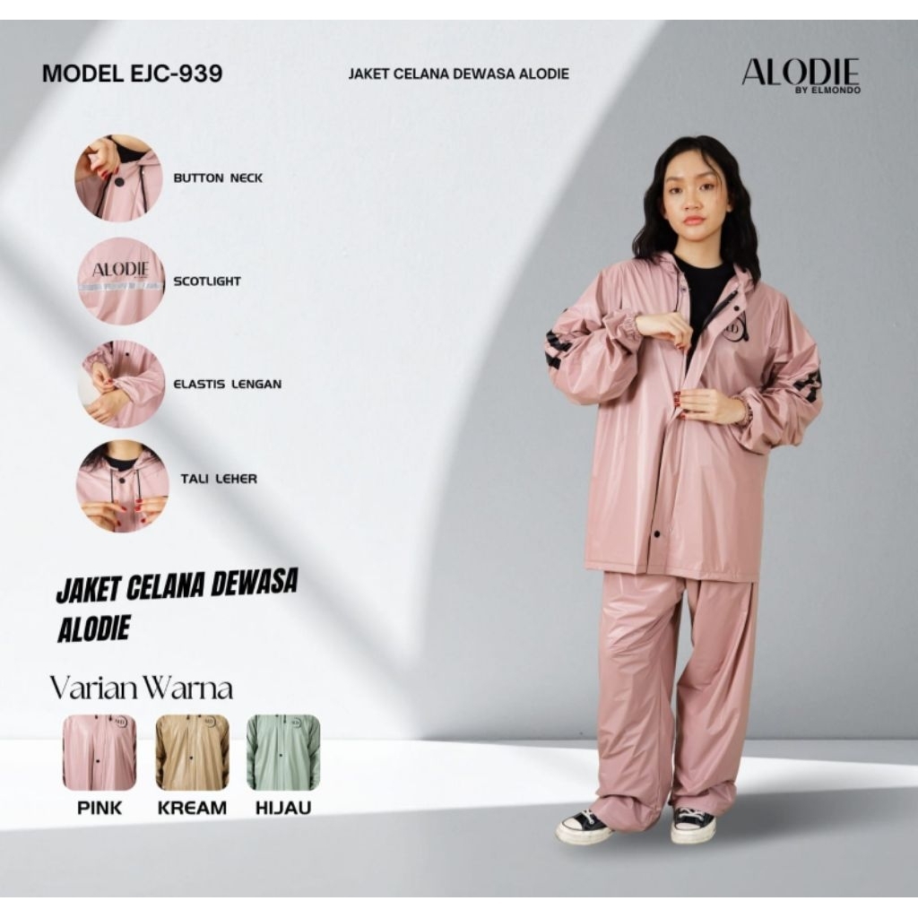 Jas hujan dewasa jaket celana