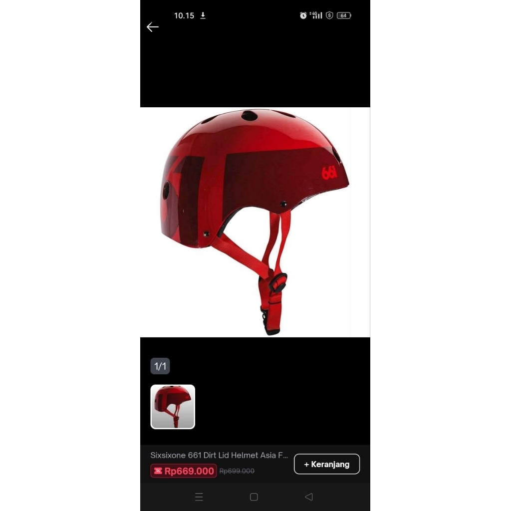 helm 661 original anak