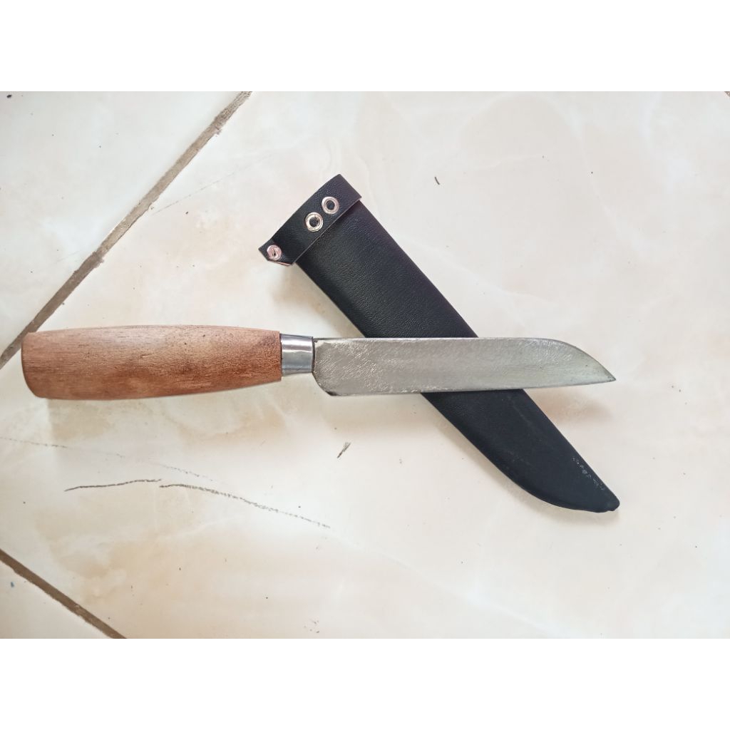 PISAU DAGING BAJA TEBAL HSS LOKAL ASLI BANTEN CAP GARPU