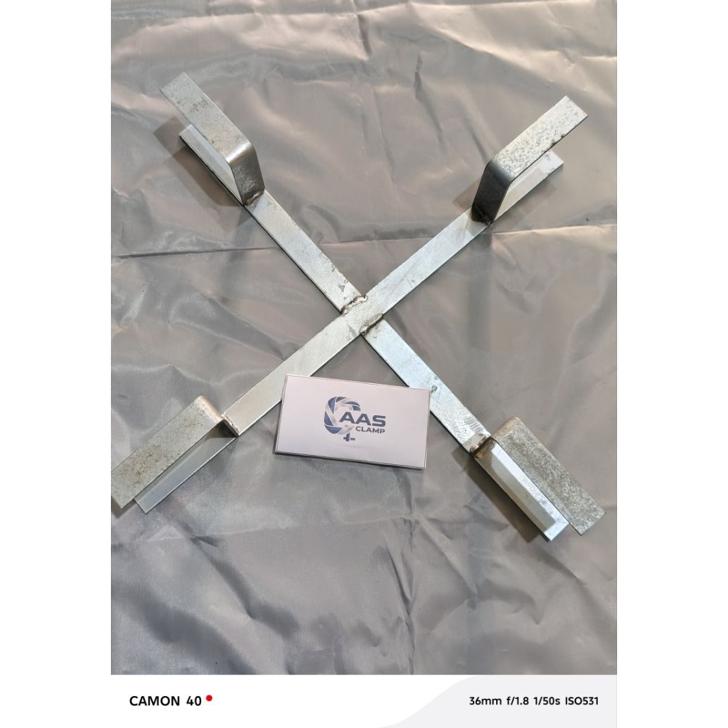 slack support 50×50 / palang support / slack hanger / gulungan kabel adss