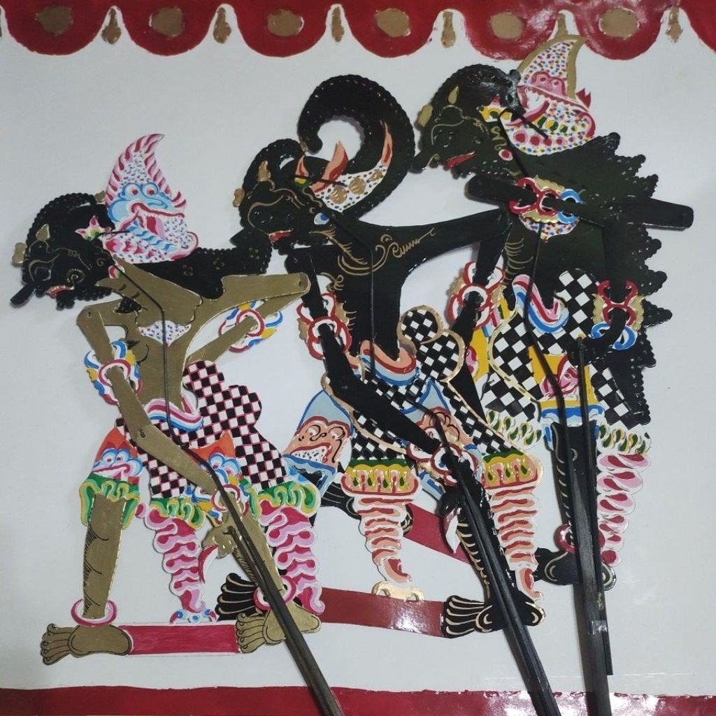 Wayang kertas duplex isi 3 Brotoseno Werkudara abilowo