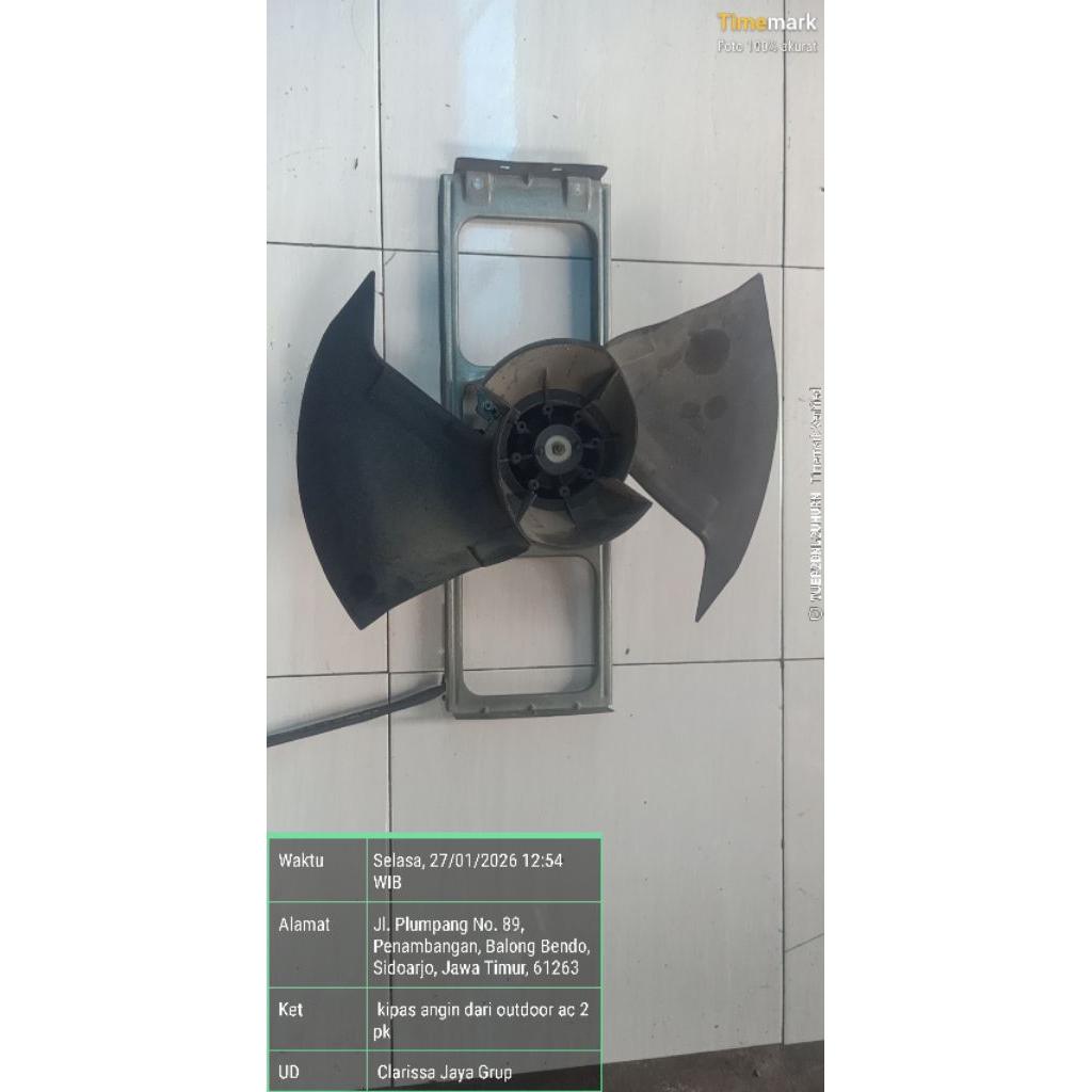 kipas angin blower dari outdoor ac 2 pk panasonic