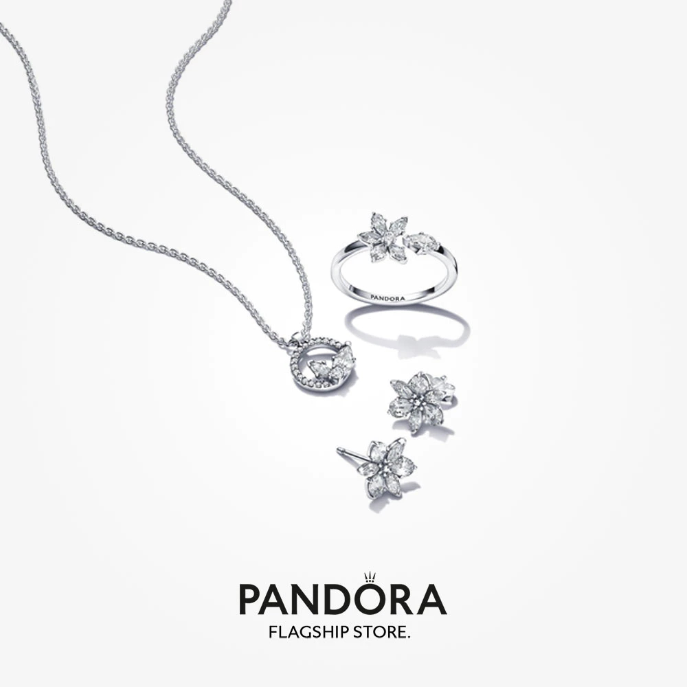 Pandora Original Authentic 100% Gold Silver Charm Moments Liontin Kalung Perhiasan Perak Branded