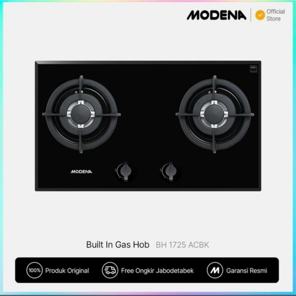KOMPOR TANAM MODENA 2TUNGKU BH-1725ACBK KOMPOR TANAM MODENA 2 TUNGKU 1725ACBK KOMPOR MODENA