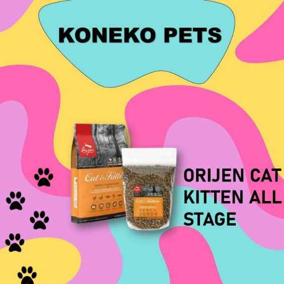 MAKANAN KUCING | ORIJEN CAT | ORIJEN CAT KITTEN ALL STAGE 1 KG REPACK