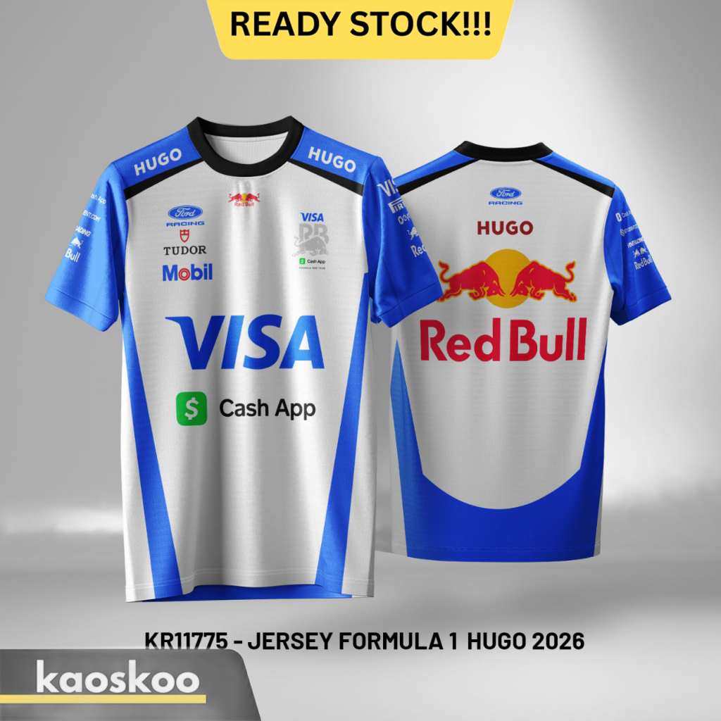 Jersey F1 Hugo Visa Cash Red Bull Redbull 2026