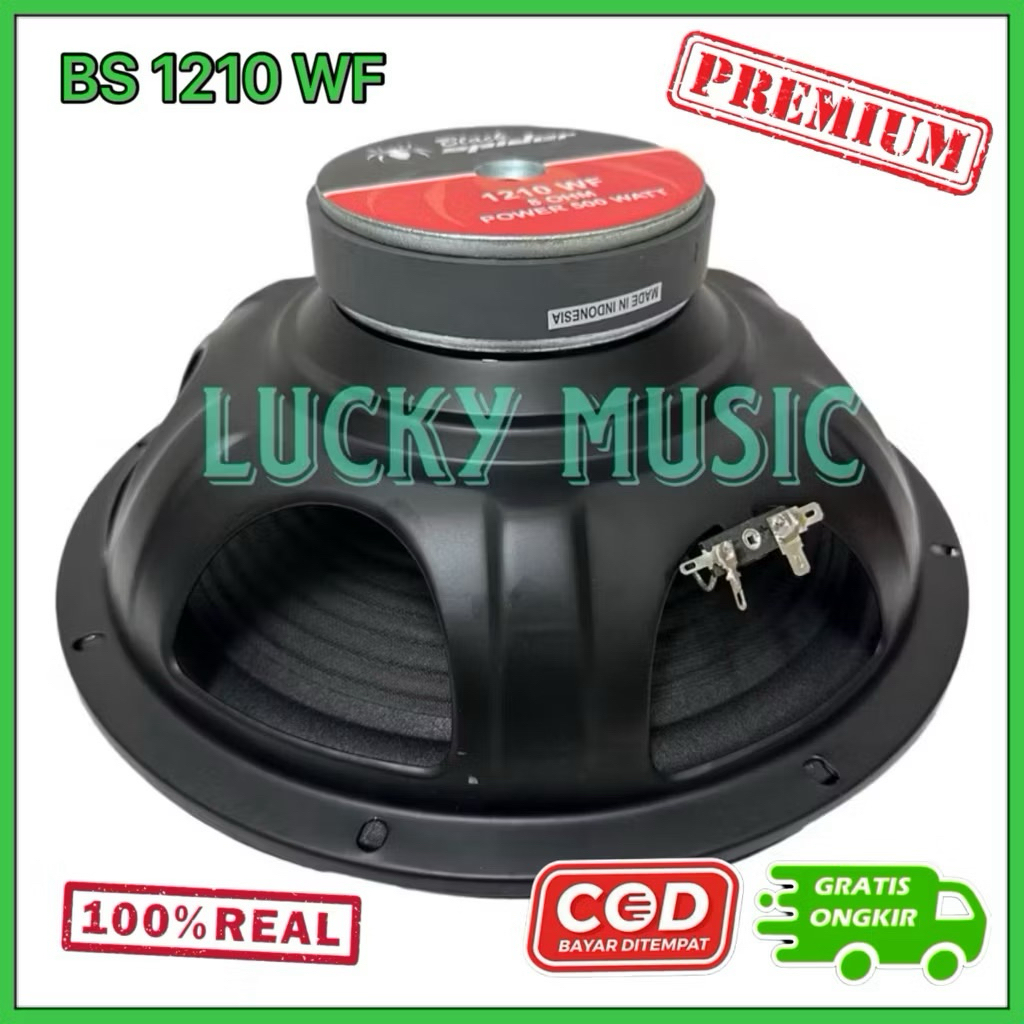 Speaker Component Black Spider BS 1210 speaker 12 Inch Woofer speaker bs1210