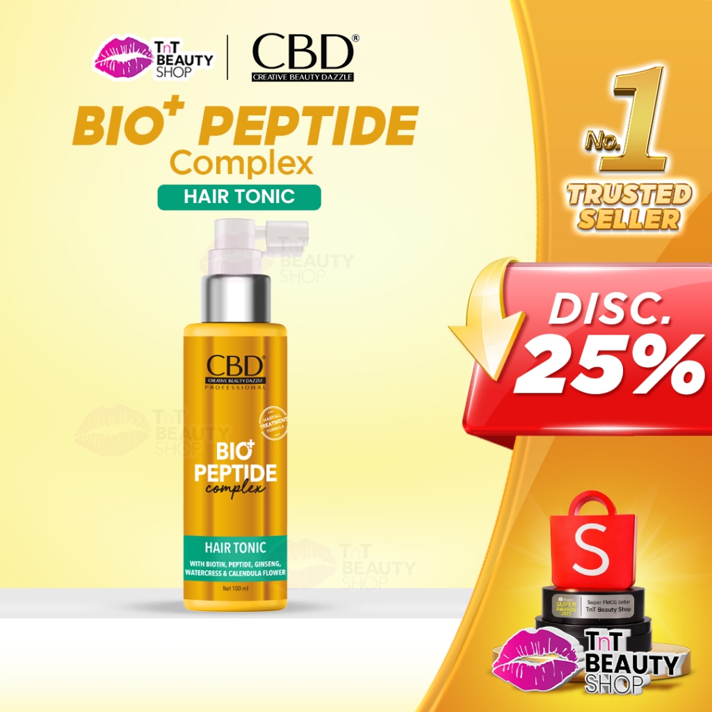 CBD Bio+Peptide Complex Hair Tonic 100ml | TnT Beauty Shop